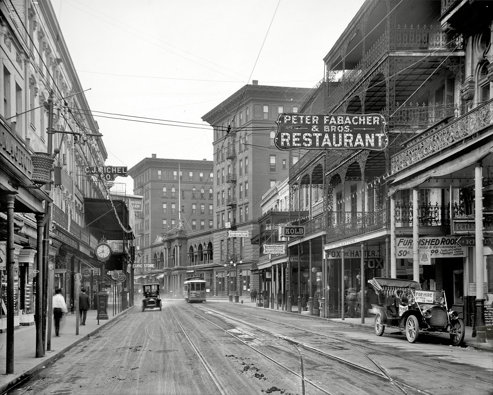 #56 St. Charles Avenue from Canal Street, New Orleans circa 1910