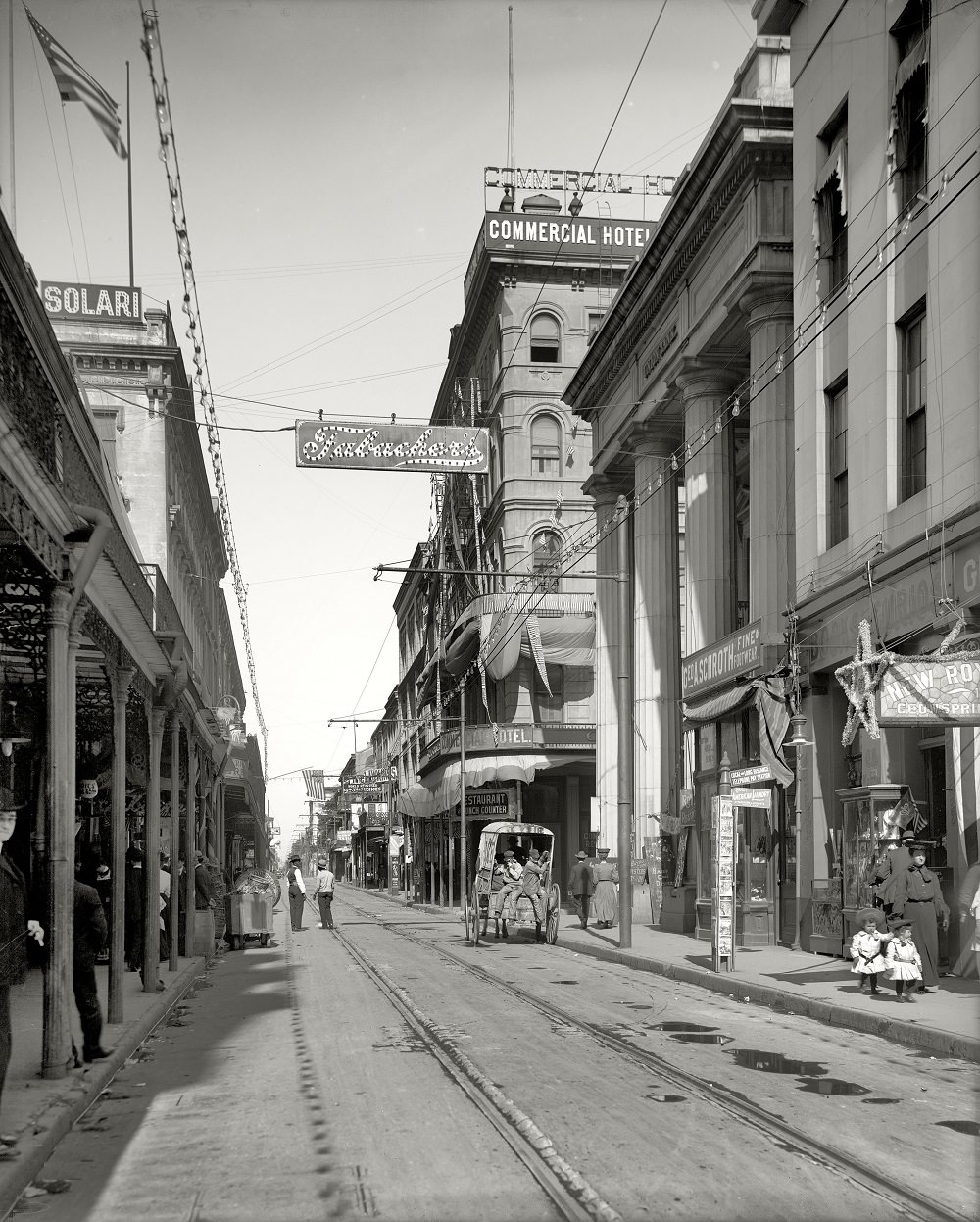 #61 Royal Street from Canal Street, New Orleans circa 1906