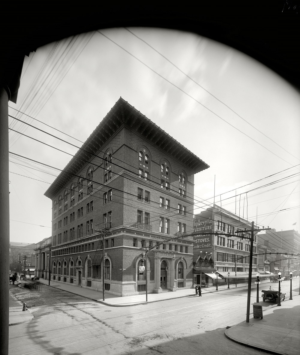 #7 Central Y.M.C.A, Norfolk, Virginia, circa 1917