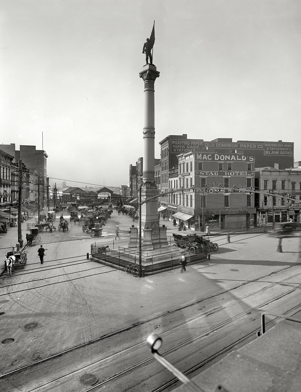 #1 Confederate Monument., Norfolk, Virginia, circa 1910