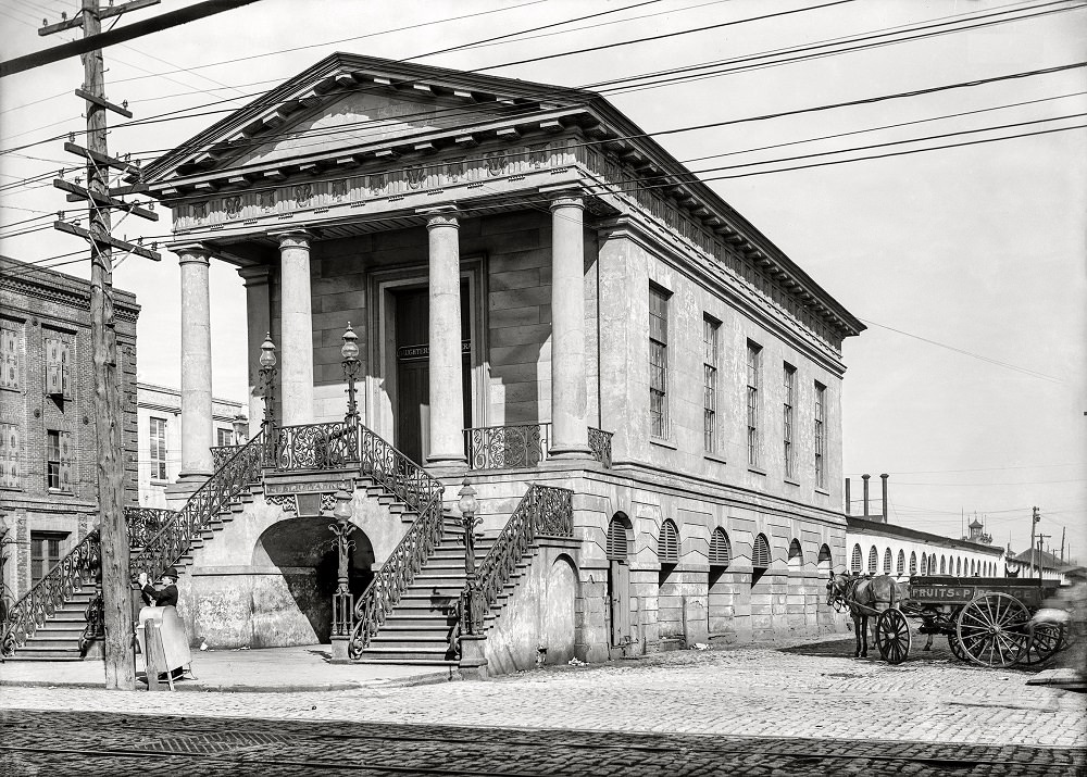 #1 Old market house (Public Market), Meeting Street, Charleston, South Carolina, circa 1906