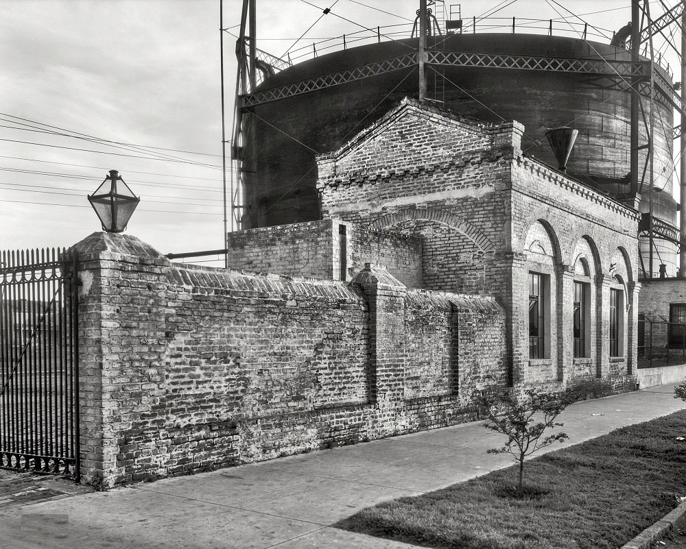 #13 Charlotte Street Gas Works, Charleston, South Carolina, 1937