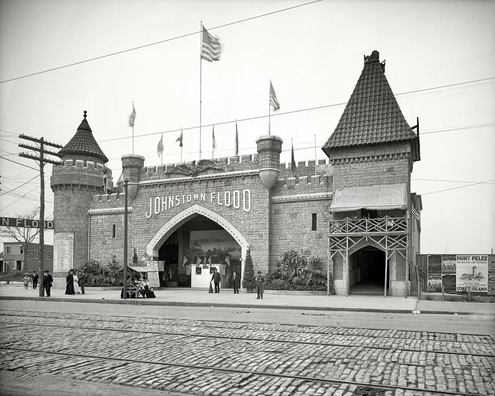#4 Johnstown Flood, Coney Island, New York circa 1905