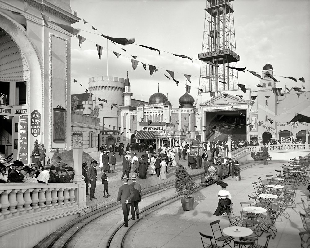 #11 Dreamland Park at Coney Island, New York circa 1905