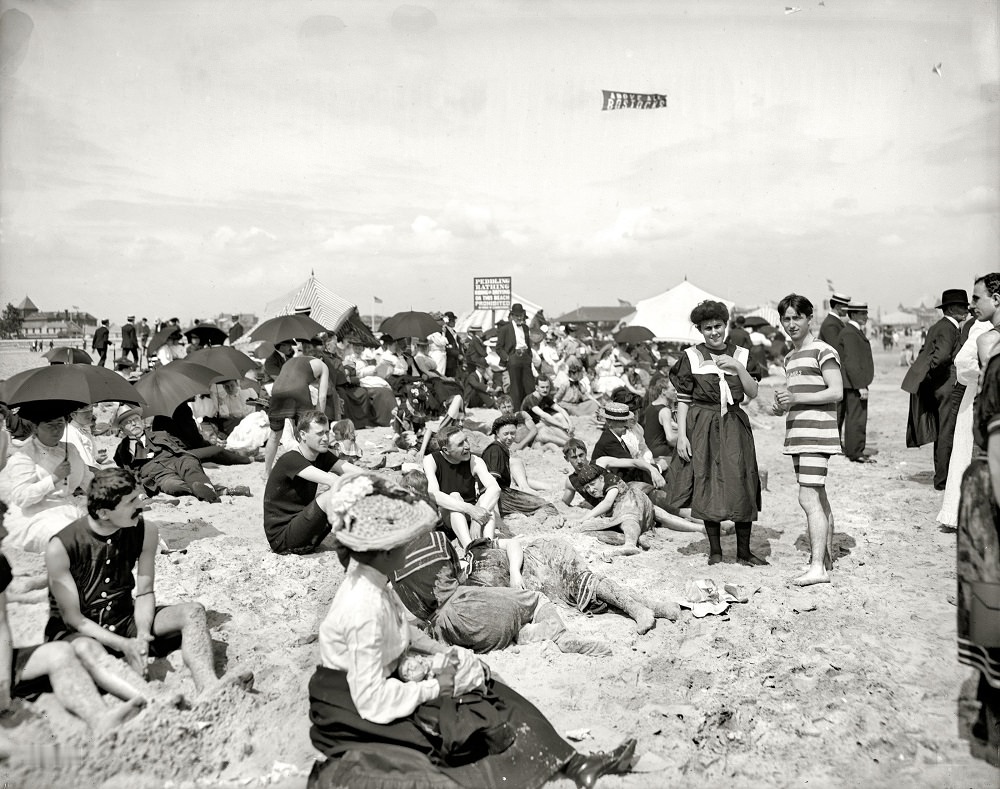 #53 Surf bathing, Coney Island, New York, circa 1905