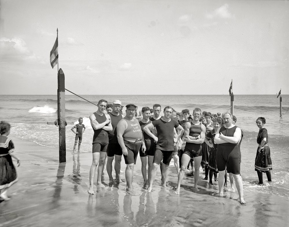 #57 Surf bathing at Coney Island, New York circa 1905