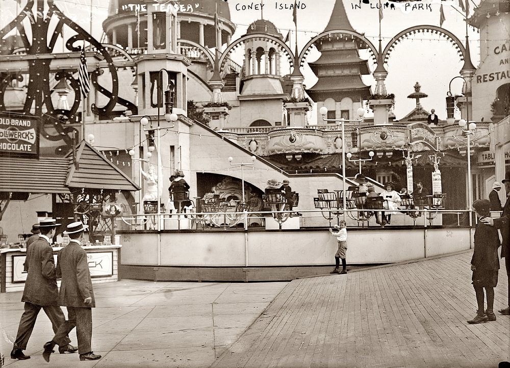 #66 The Teaser, a ride at Coney Island’s Luna Park, 1911