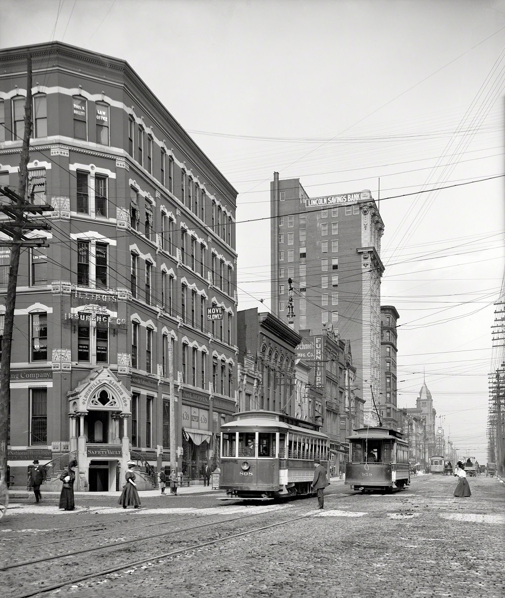 #29 Market Street and Lincoln Savings Bank, , Louisville, 1941