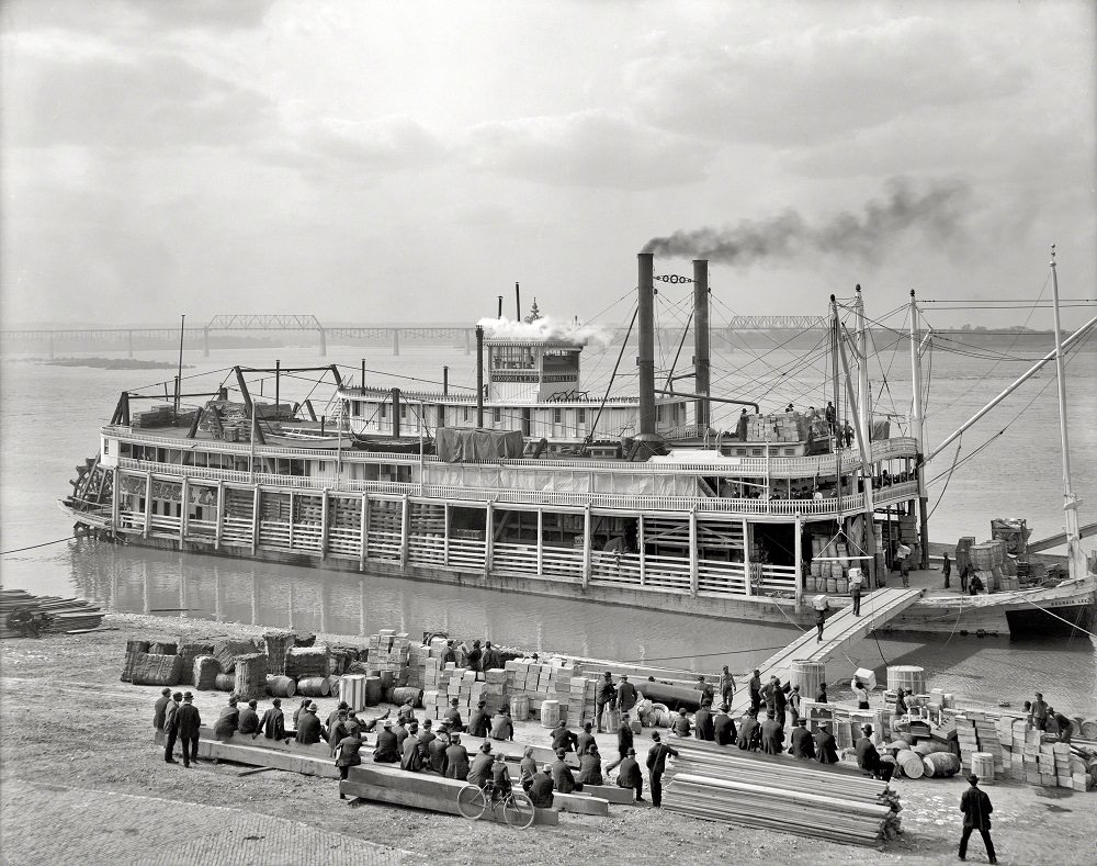 #3 The Ohio River and levee Louisville, 1905