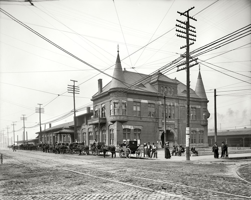 #12 Union Depot, Calhoun Street, Memphis, 1907