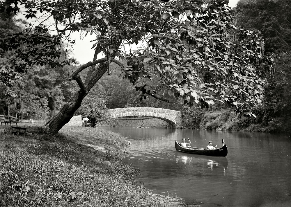 #11 Hermit Lane Bridge on the Wissahickon, Philadelphia circa 1906