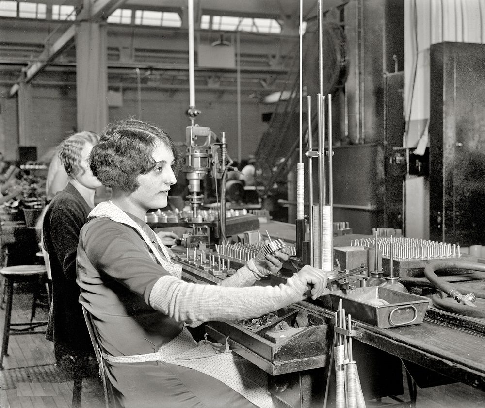 #84 Assembling room, Atwater Kent radio factory, Philadelphia, Pennsylvania, circa 1928