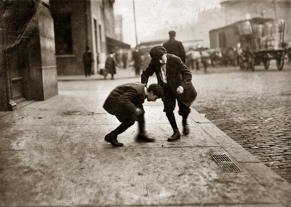 #6 Pitching Pennies, Providence, Rhode Island, November 1912