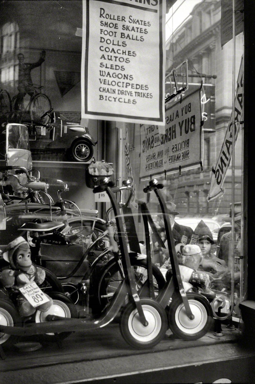 #14 Window display for Christmas sale, Providence, Rhode Island, December 1940