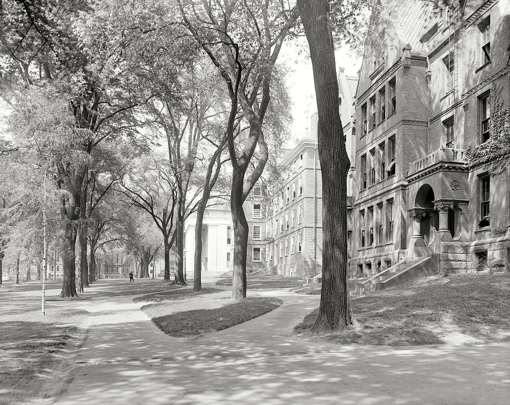 #7 Front campus, Brown University, Providence, Rhode Island, circa 1906