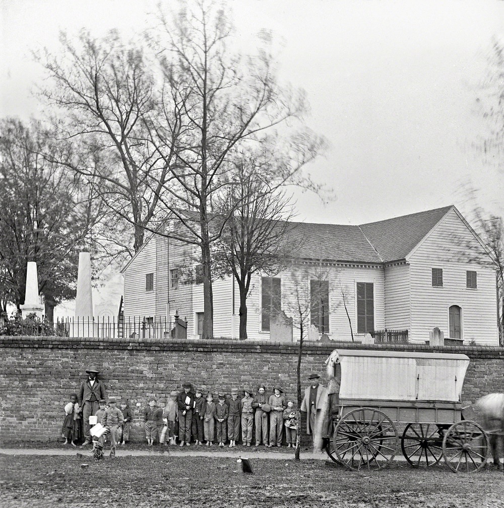 #8 St. John’s Church and graveyard from street, Richmond, April-June 1865