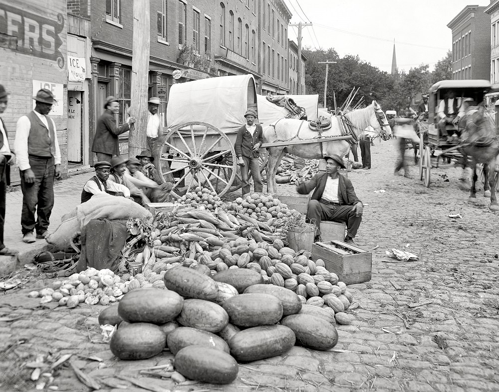 #5 Sixth Street Market, Richmond, Virginia, circa 1908