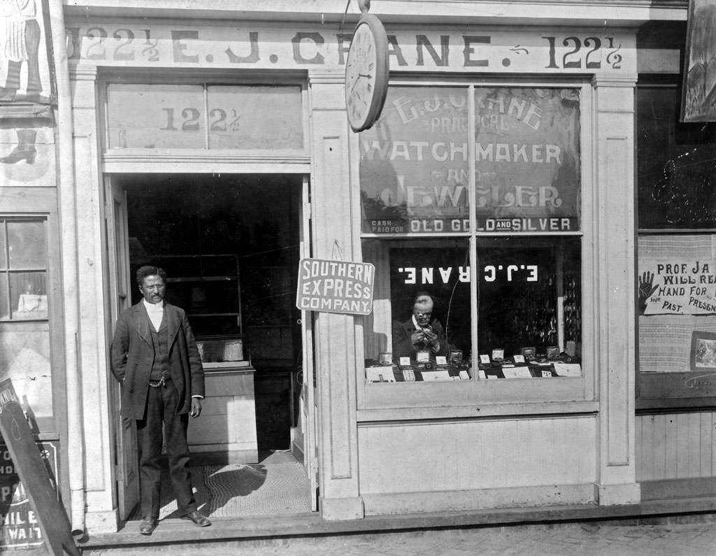 #35 The E.J. Crane, watchmaker and jewelry store in Richmond, Virginia, 1899
