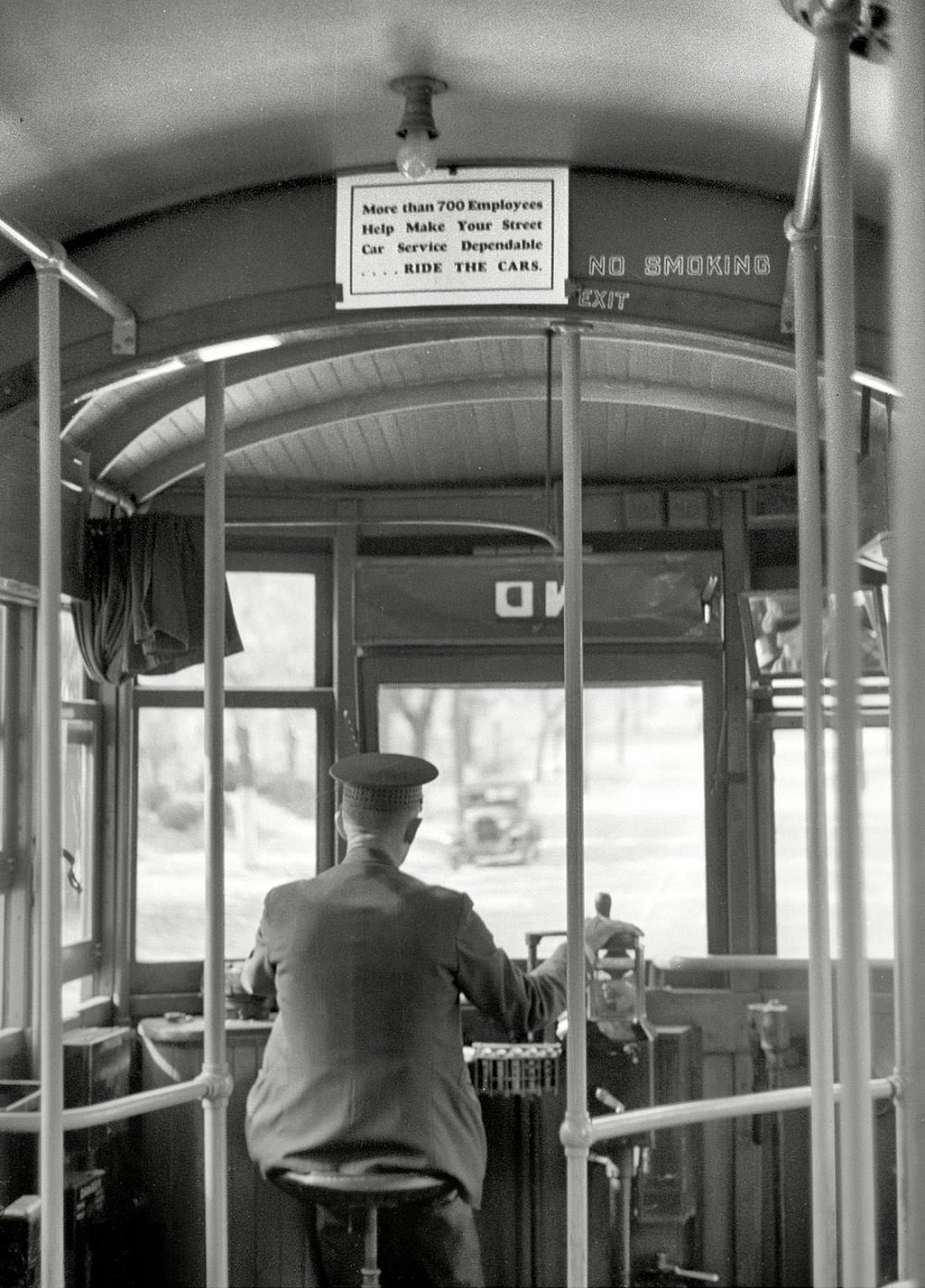 #34 Streetcar motorman in Omaha, Nebraska, November 1938