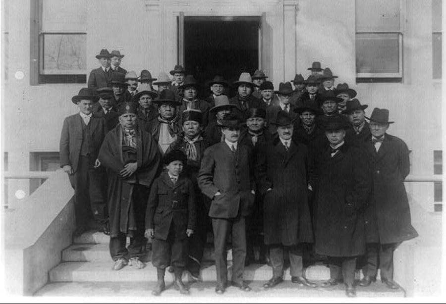 #14 The Osage Council and tribal representatives in Washington D.C.