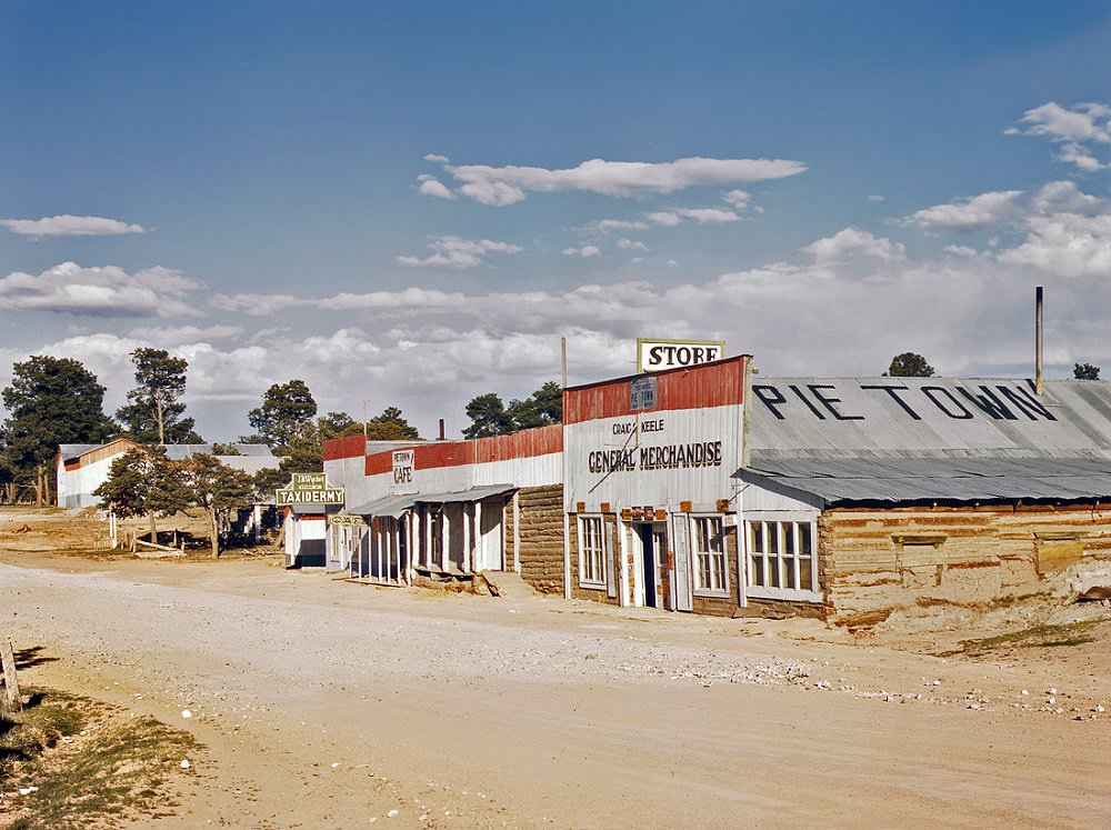#11 General Merchandise store, Main Street, Pie Town, New Mexico, October 1940