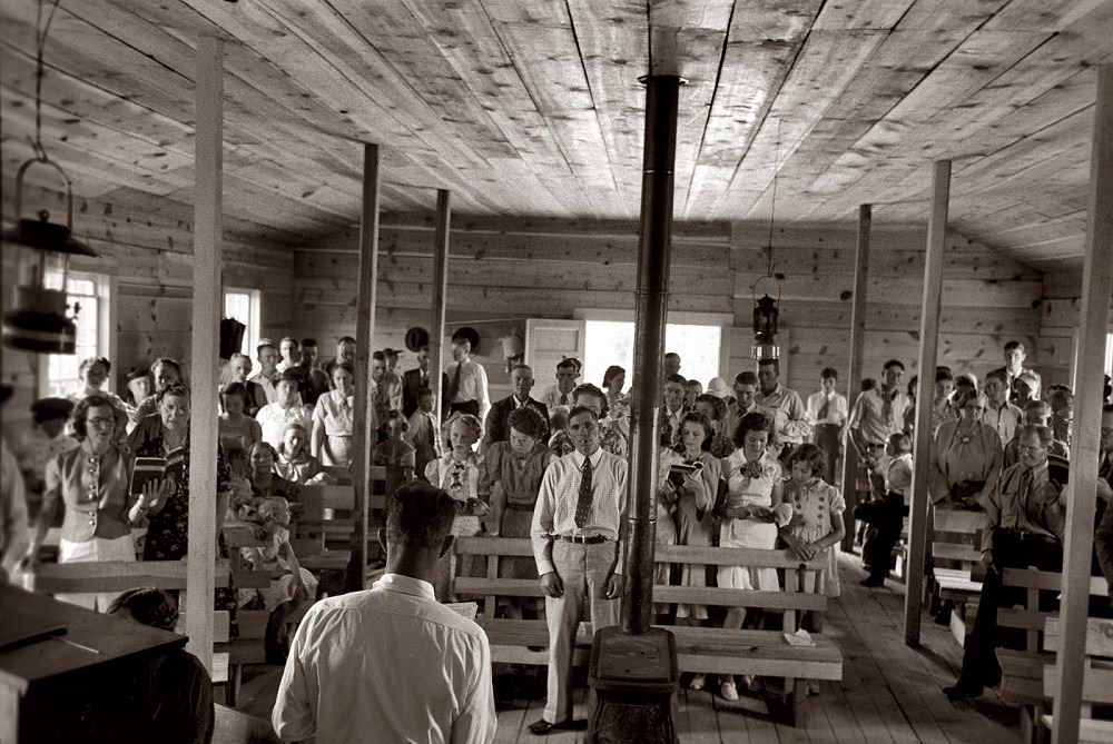 #17 An all-day community sing in Pie Town, New Mexico, June 1940