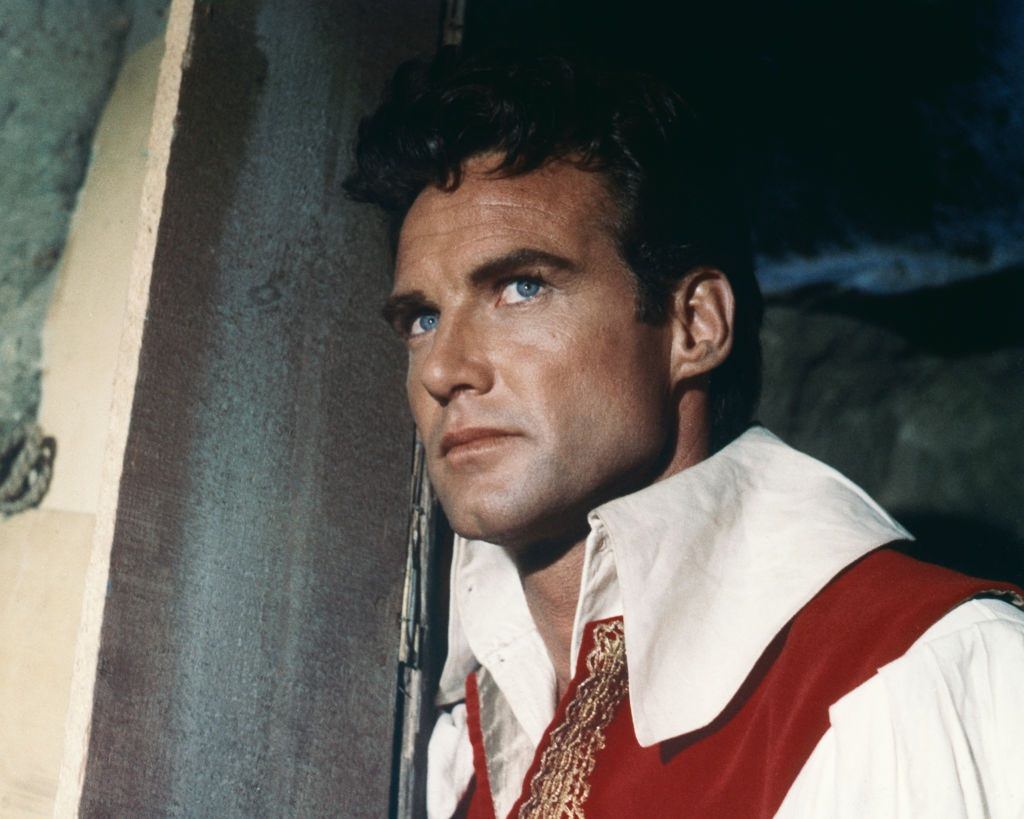 Steve Reeves as Henry Morgan in the film ‘Morgan, the Pirate’, 1960