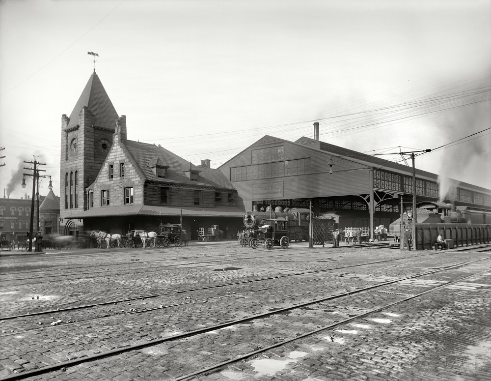 #10 New York Central R.R. depot, Syracuse, New York, circa 1905