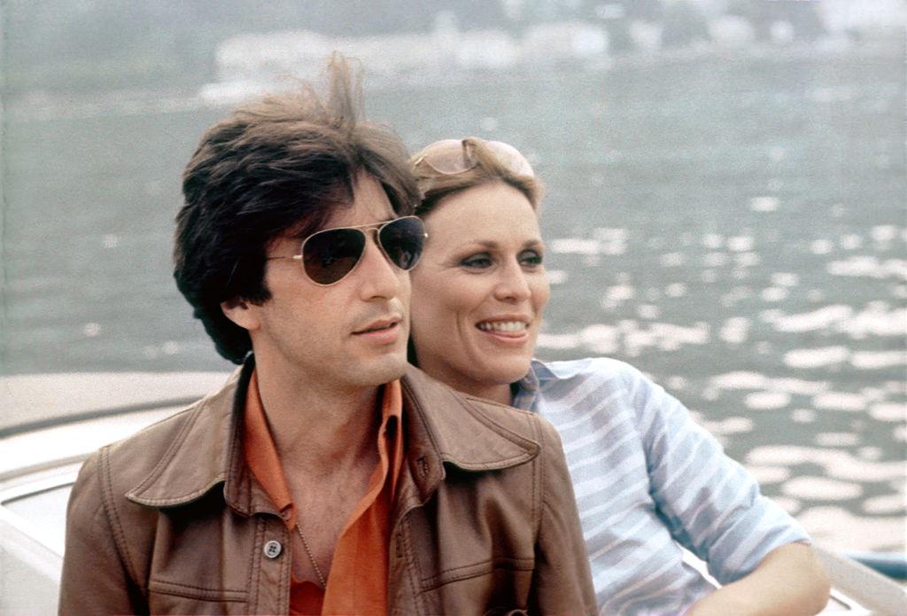 Al Pacino with Marthe Keller in a scene from the Columbial Pictures movie ‘Bobby Deerfield’ in Paris, France, 1977