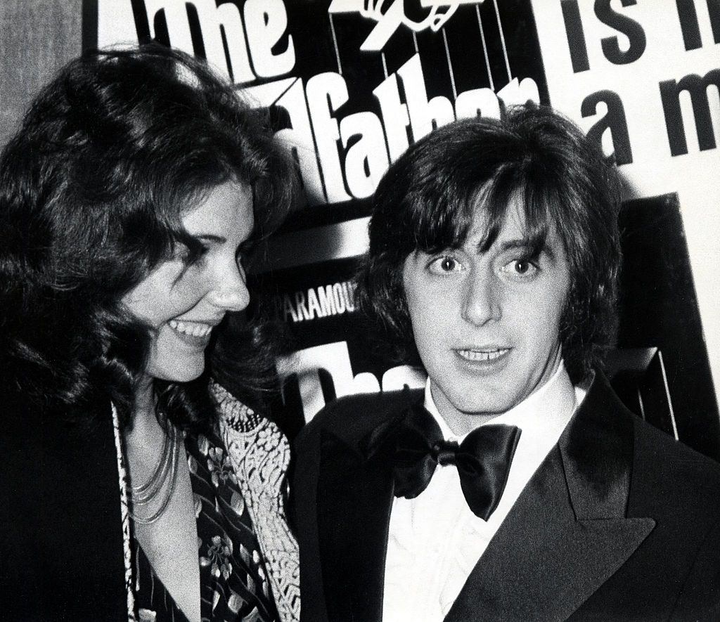 Al Pacino with Jill Clayburg at the premiere of “The Godfather” in New York