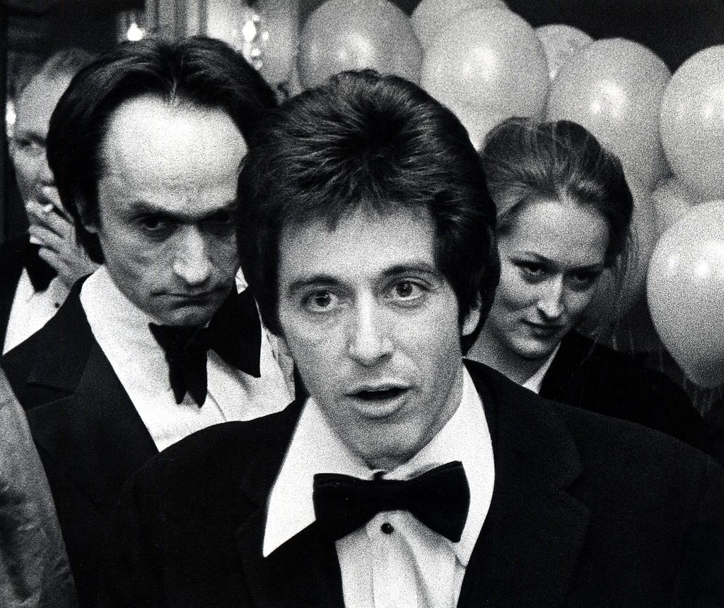 Al Pacino with Marthe Keller during Actors Studio’s 75th Birthday Party For Lee Strasberg at Pierre Hotel in New York City, New York