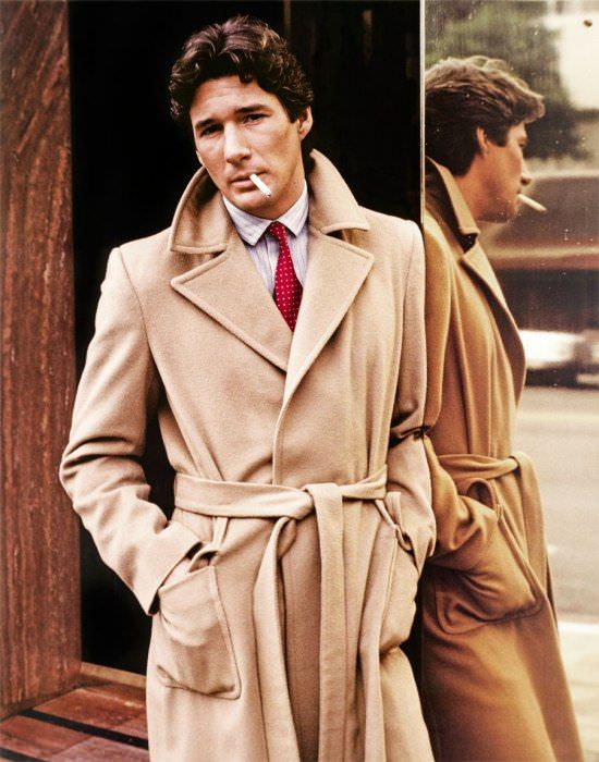 Richard Gere Wearing Armani Coat in the movie ‘American Gigalo’, 1980