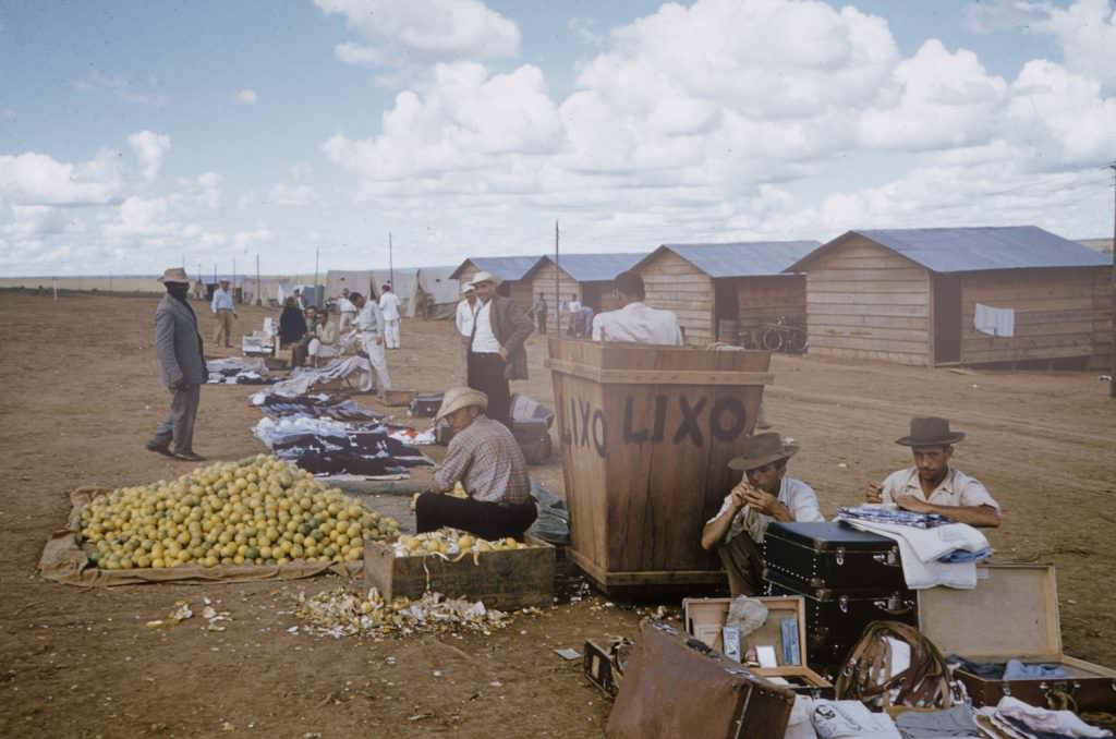 #1 Workers who lived in a cluster of 2,000 temporary wooden buildings