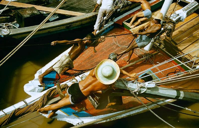 #9 Fishermen, Brazil, 1957