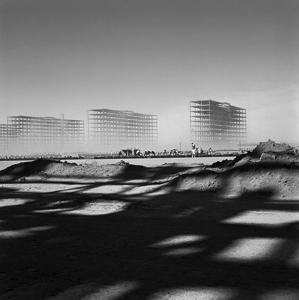 #24 Esplanade between the ministries under construction, Brasília, 1959
