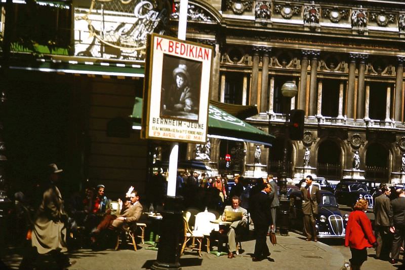 #1 Café de la Paix and l’Opéra, , May 12, 1950