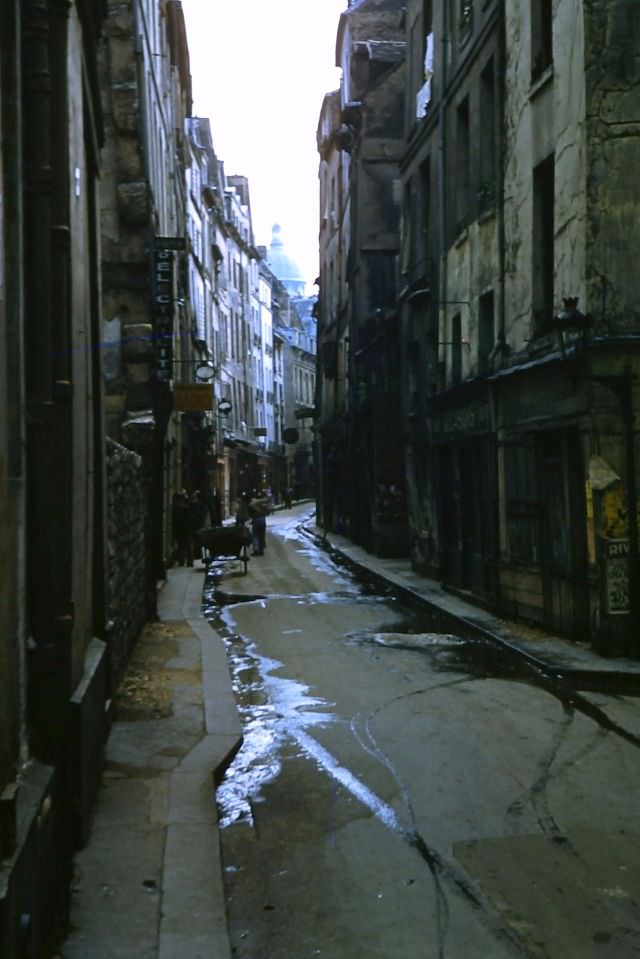 #21 Rue de Biéve, from Quai de la Tourelle, May 27, 1950