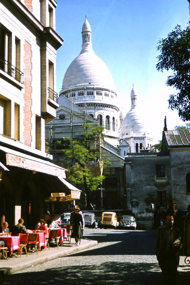 #53 Sacre Coeur from Place du Tertre, Sept. 15, 1956