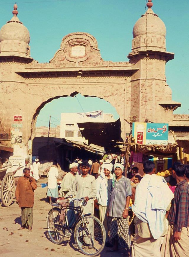 #11 The entrance to Pattoki bazaar, 1960s