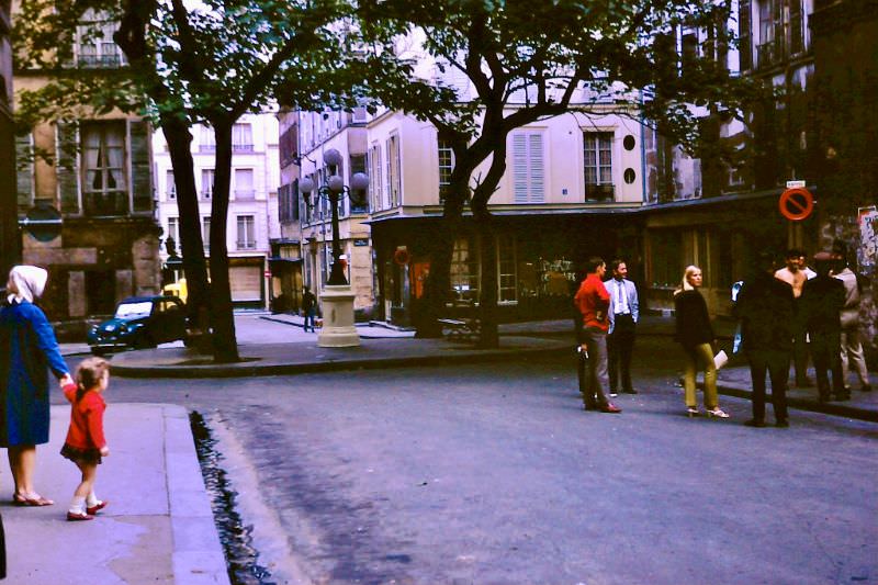#17 Place de Furstemberg, Paris, 1966