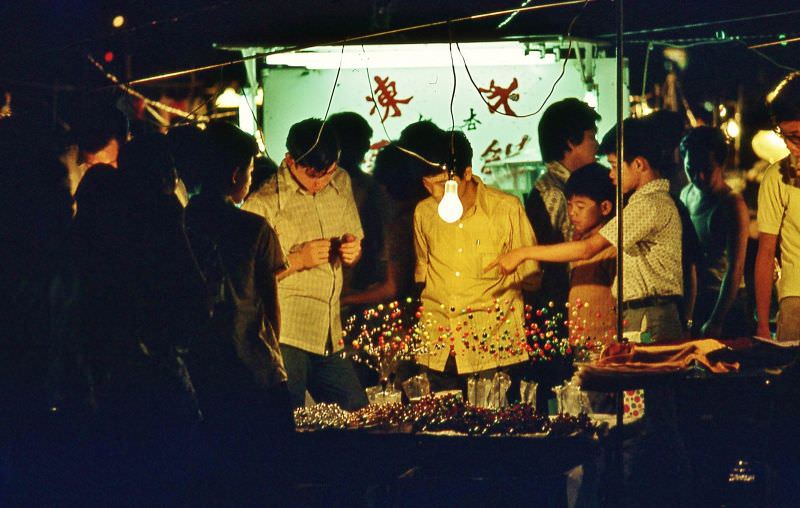 #15 Connaught Road night market, Hong Kong, 1970s