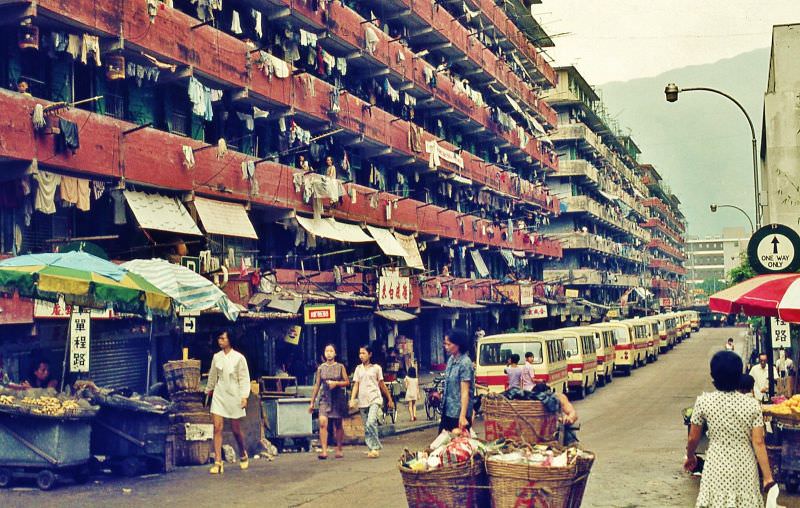 #47 Wong Tai Sin resettlement flats, Hong Kong, 1970s