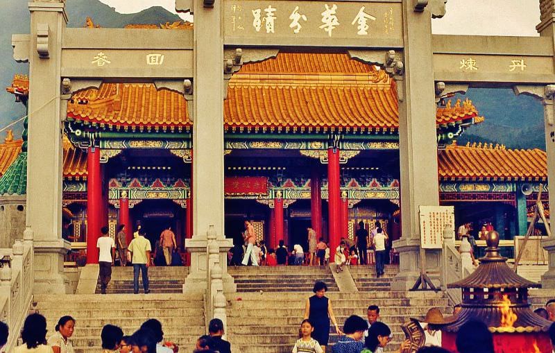 #49 Wong Tai Sin Temple entrance, Hong Kong, 1970s