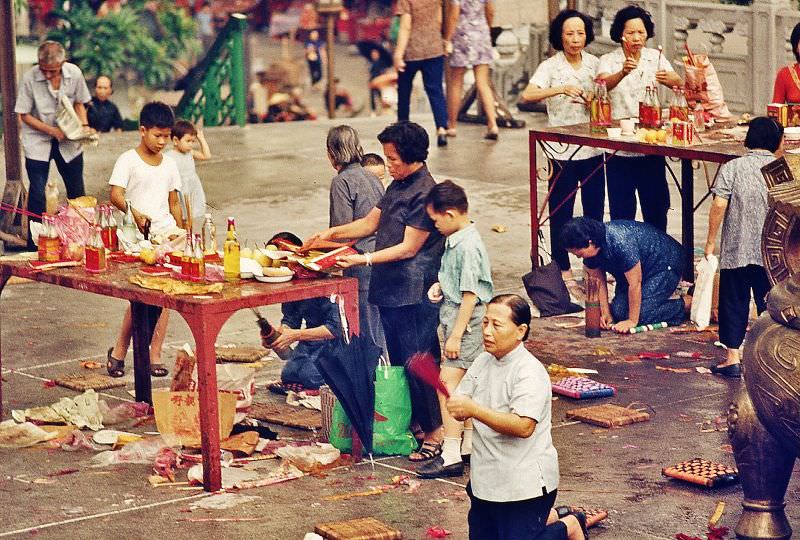 #51 Wong Tai Sin Temple entrance, Hong Kong, 1970s