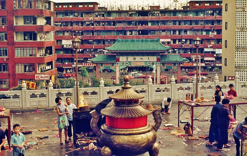 #52 Wong Tai Sin Temple entrance, Hong Kong, 1970s