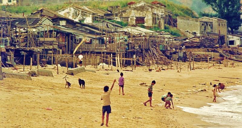 #9 Alongside the beach, Cheung Chau, 1970s