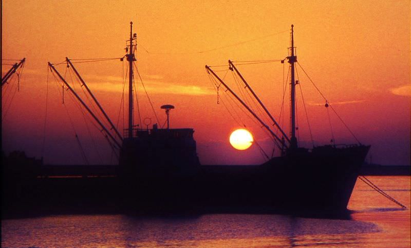 #3 Harbour at the sunset, Benghazi, 1970s