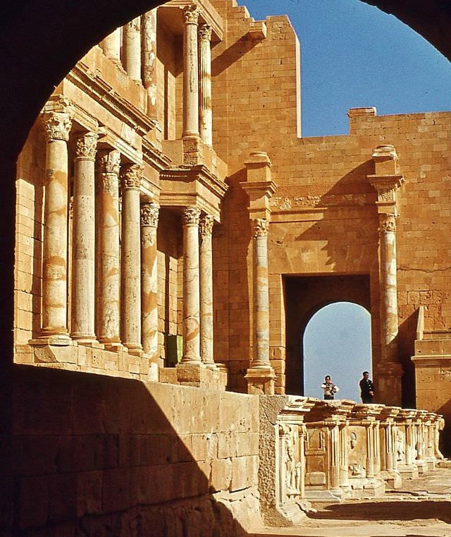#33 Theatre stage, Sabratha, 1970s