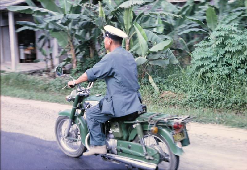 #9 Express postman with motorcycle transportation, Taiwan, 1970s
