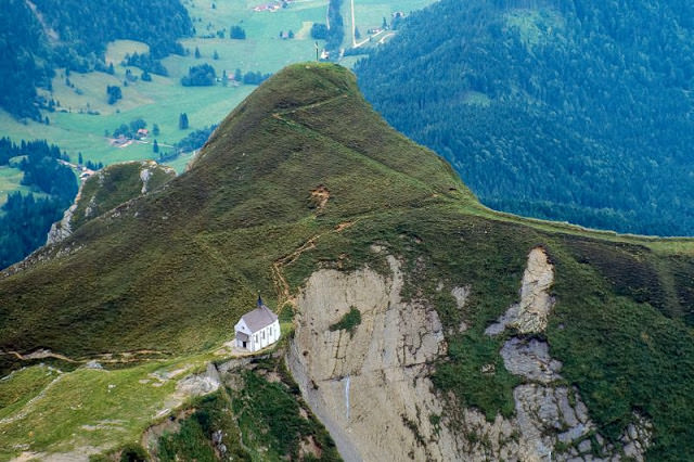 #8 A view from the top of Mount Pilatus near Luzern, Switzerland, 1980s